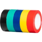 Szalag Strend Pro, 19 mm, Hossz: 10 m, PVC, max. 80°C, 600V, szigetelő, vegyes színek, ragasztó, cso