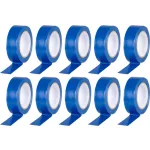 Szalag Strend Pro, 19 mm, Hossz: 10 m, max. 80°C, 600V, kék, szigetelő, ragasztó, PVC, csomag: 10 db