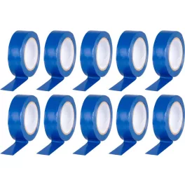   Szalag Strend Pro, 19 mm, Hossz: 10 m, max. 80°C, 600V, kék, szigetelő, ragasztó, PVC, csomag: 10 db