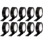 Szalag Strend Pro, 19 mm, Hossz: 10 m, max. 80°C, 600V, fekete, szigetelő, ragasztó, PVC, csomag: 10