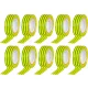 Szalag Strend Pro, 19 mm, Hossz: 10 m, max. 80°C, 600V, zöldessárga, szigetelő, ragasztó, PVC, csoma