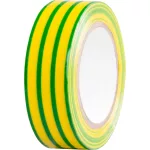 Szalag Strend Pro, 19 mm, Hossz: 10 m, max. 80°C, 600V, zöldessárga, szigetelő, ragasztó, PVC, csoma