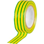 Szalag Strend Pro, 19 mm, Hossz: 10 m, max. 80°C, 600V, zöldessárga, szigetelő, ragasztó, PVC, csoma
