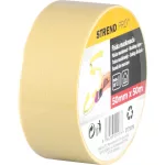Szalag Strend Pro, 50 mm, Hossz: 50 m, 80°C, festő, maszkoló, ragasztó, sárga