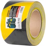 Szalag Strend Pro, 80 mm, Hossz: 250 m, PE, figyelmeztető, sárga/fekete