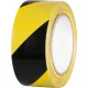 Szalag Strend Pro, 50 mm, Hossz: 33 m, PVC, ragasztó, figyelmeztető, sárga/fekete