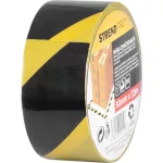 Szalag Strend Pro, 50 mm, Hossz: 33 m, PVC, ragasztó, figyelmeztető, sárga/fekete
