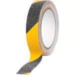 Szalag Strend Pro, 25 mm, Hossz: 5 m, ragasztó, csúszásgátló, extra ellenálló, fekete/sárga