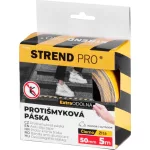 Szalag Strend Pro, 50 mm, Hossz: 5 m, ragasztó, csúszásgátló, extra ellenálló, fekete/sárga