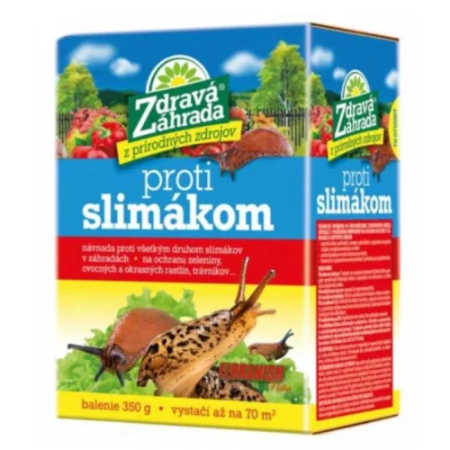 Csigairtó granulátum, Bros Ferranish Natur, 350 g, vas-foszfát hatóanyag, csalogató hatású, ökológiai gazdálkodásban használható