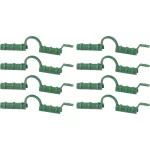 Kapcsok Strend Pro, fóliarögzítő, palántanevelőkhöz, fóliasátrakhoz, zöld, 8 mm, csomag. 8 db