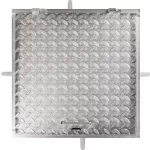 Aknafedél MC60, 600x600 mm, csatorna, horganyzott, max. 150 kg