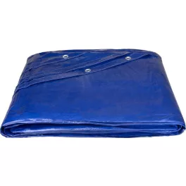   Takaróponyva, Strend Pro Garden Poolco, 450 cm, 120 g/m2, kék, kerek, víz-, penész-, szakadásálló, UV-álló, korróziógátló fülek