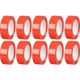   Szalag Strend Pro, 19 mm, H-10 m, max. 80°C, 40,0 kV/mm, piros, szigetelő, ragasztó, PVC, csomag 10