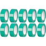 Szalag Strend Pro, 19 mm, Hossz: 10 m, max. 80°C, 600V, zöld, szigetelő, ragasztó, PVC, csomag: 10 d