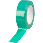 Szalag Strend Pro, 19 mm, Hossz: 10 m, max. 80°C, 600V, zöld, szigetelő, ragasztó, PVC, csomag: 10 d
