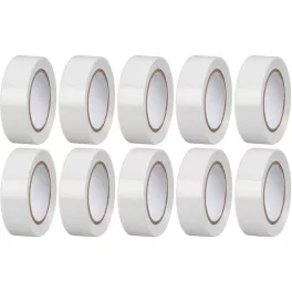   Szalag Strend Pro, 19 mm, H-10 m, max. 80°C, 40,0 kV/mm, fehér, szigetelő, ragasztó, PVC, csomag 10