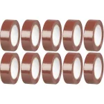 Szalag Strend Pro, 19 mm, H-10 m, max. 80°C, 40,0 kV/mm, barna, szigetelő, ragasztó, PVC, csomag 10