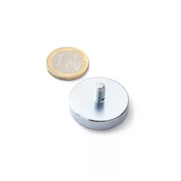   HS-32 mágneses tartó, 32 mm, M6-os menettel, 45 kg-os mágneses tartóerővel