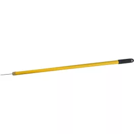   Kézi szemétszedő, Strend Pro, sárga, 130 cm, üvegszálas nyél, acél tüske, hajlás nélkül használható, kerti és közterületi szemétszedéshez