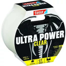   Szalag tesa® Ultra Power Clear, javító, PE, átlátszó, 48 mm, Hossz: 10 m