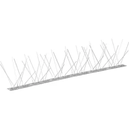   Madárriasztó tüske Strend Pro, 48 tüske, hossz 50 cm, madarak ellen, rozsdamentes acél alap