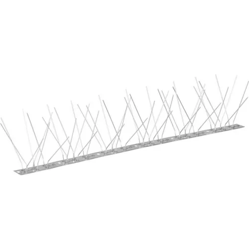 Madárriasztó tüske Strend Pro, 48 tüske, hossz 50 cm, madarak ellen, rozsdamentes acél alap