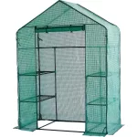 Mini fóliasátor vázzal, Strend Pro Garden, 143 × 73 × 195 cm, bejárható, 140 g/m2, UV-stabil, szilárd szerkezet