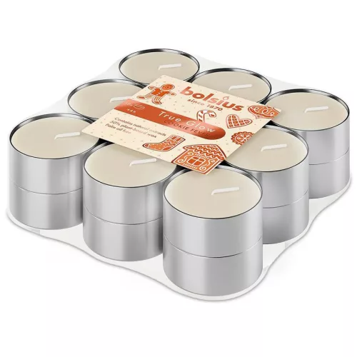 Gyertyák Bolsius Tealight Cookie Fever Karácsonyi, mécses, illatos, csomag 18 db