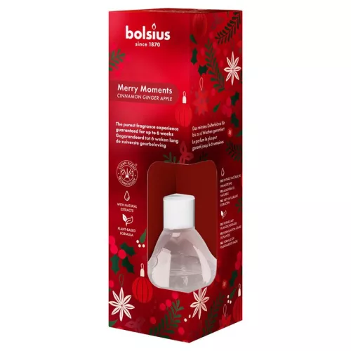 Diffúzor Bolsius True Glow, 60 ml, alma/fahéj