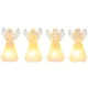 Angyal MagicHome Karácsonyi, műanyag, vegyes mintákkal, 1xLED meleg fehér, 6x5x11 cm, 3xLR44, gyűjtő