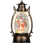 Lámpás MagicHome Karácsonyi, Mikulás, műanyag, 1xLED meleg fehér, 8x6.5x14 cm, 3xLR44