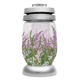   Mécses Bolsius 3S Heather 16, 24 cm, sírra, 36 órás töltettel