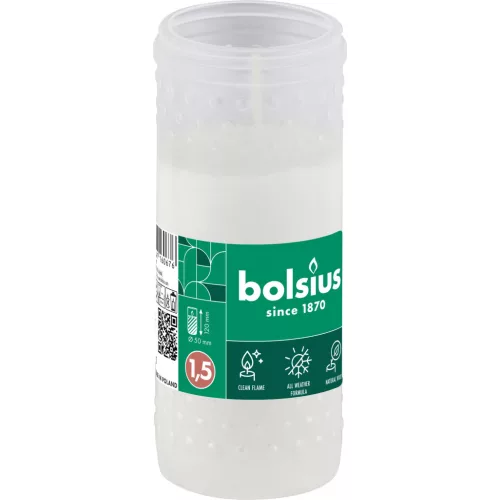 Mécsesbetét Bolsius Gravelight RP15, 34 óra, 107 g, 50x120 mm, paraffin