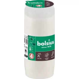   Mécsesbetét Bolsius, 75 óra, 238 g, 57x141 mm, fehér, olaj
