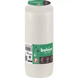   Mécsesbetét Bolsius, 140 óra, 471 g, 67x178 mm, fehér, olaj