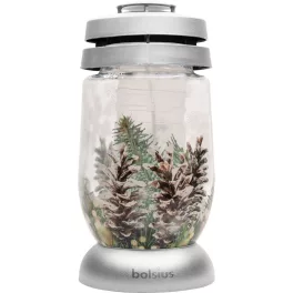   Mécses Bolsius 3D Karácsonyi tobozok, 22,4 cm, sírra, 36 órás töltettel