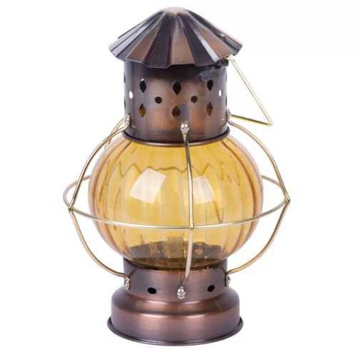 Lámpás, Strend Pro H444, bronz, 27, 5 cm, dekorációs (217449)