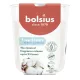 Gyertya Bolsius True Scents, friss pamut, 80x73 mm, üvegben