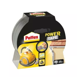   Szalag Pattex® Power Tape, ragasztó, 50 mm, Hossz: 25 m, ezüst