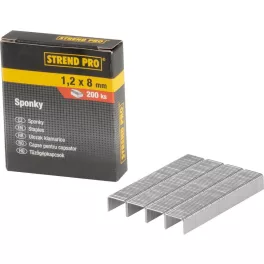   Kapcsok Strend Pro KF1062-06, 8 mm, tűzőgéphez, 1.2 mm, 200 db-os csomag