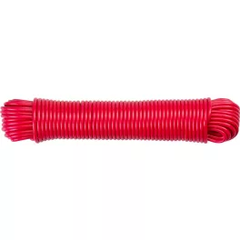 Ruhaszárító kötél Cloth-Line, L-20 m/4 mm, PVC, piros