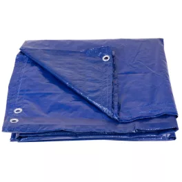   Takaróponyva, Strend Pro Garden Poolco, 360 cm, 120 g/m2, kék, kerek, víz-, penész-, szakadásálló, UV-álló, korróziógátló fülek