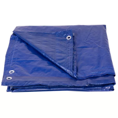 Takaróponyva, Strend Pro Garden Poolco, 360 cm, 120 g/m2, kék, kerek, víz-, penész-, szakadásálló, UV-álló, korróziógátló fülek