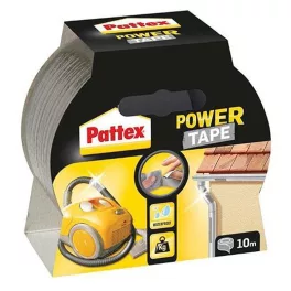   Szalag Pattex® Power Tape, ragasztó, 50 mm, Hossz: 10 m, ezüst