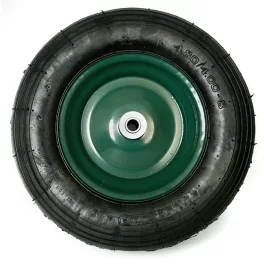   Talicskakerék, Strend Pro Garden, fekete/zöld, 4.8/4.00-8, felfújható, 39 cm átmérő, 8,5 cm szélesség