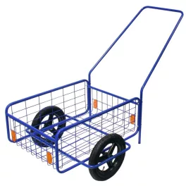   Kétkerekű kocsi, RDV 4 / Rapid 4, kék, 61,8 x 41,8 x 23,2 cm, 80 kg teherbírás, 29 cm felfújható kerekek, kivehető fogantyú, golyóscsapágyas, 12 mm tengely