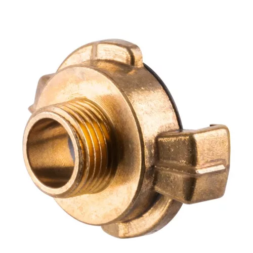 Bajonett adapter Strend Pro Garden, sárgaréz, G3/4" (25 mm), külső menet, kerti