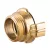 Bajonett adapter Strend Pro Garden, sárgaréz, G1 1/4" (40 mm), külső menet, kerti