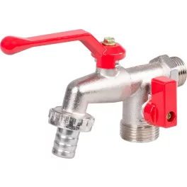   Szelep Strend Pro, víz, 3/4"-3/4"-1/2", dupla, kerti